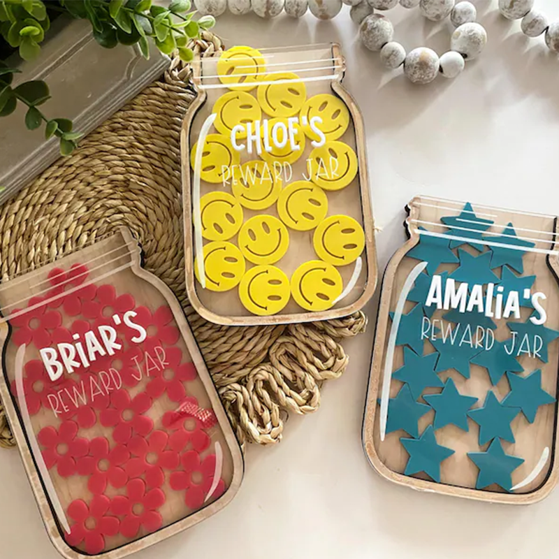 Kindness Jar Set | Reward Jar Set | Personalized Jar with Tokens