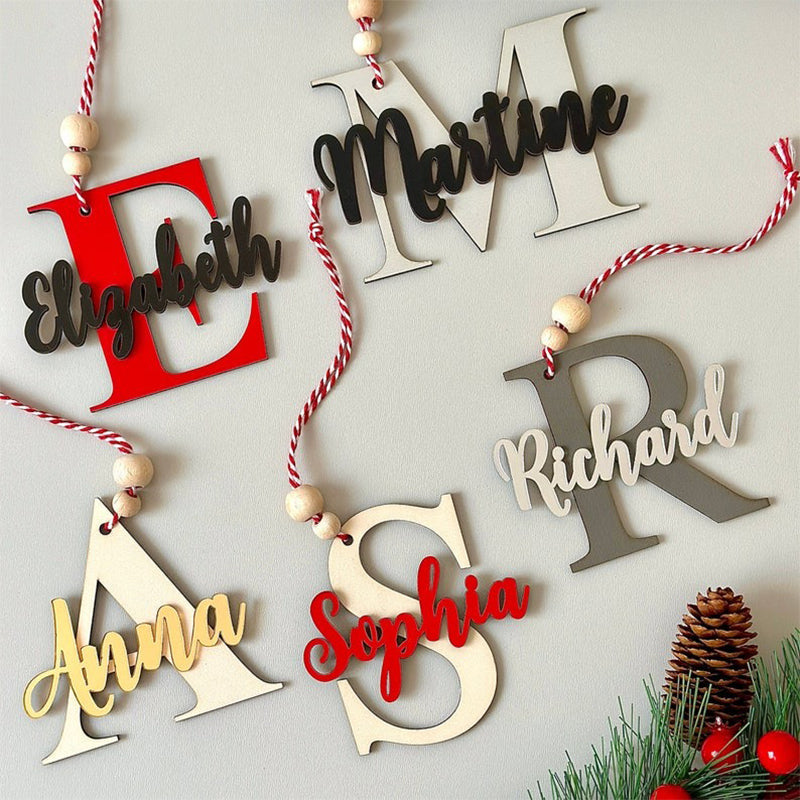Personalized Christmas Sock Tags