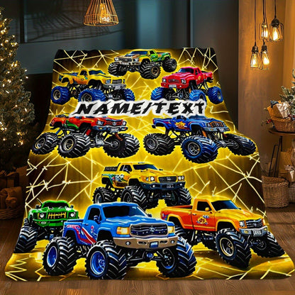 Ized Racing Car Themed Blanket Suitable for Bed