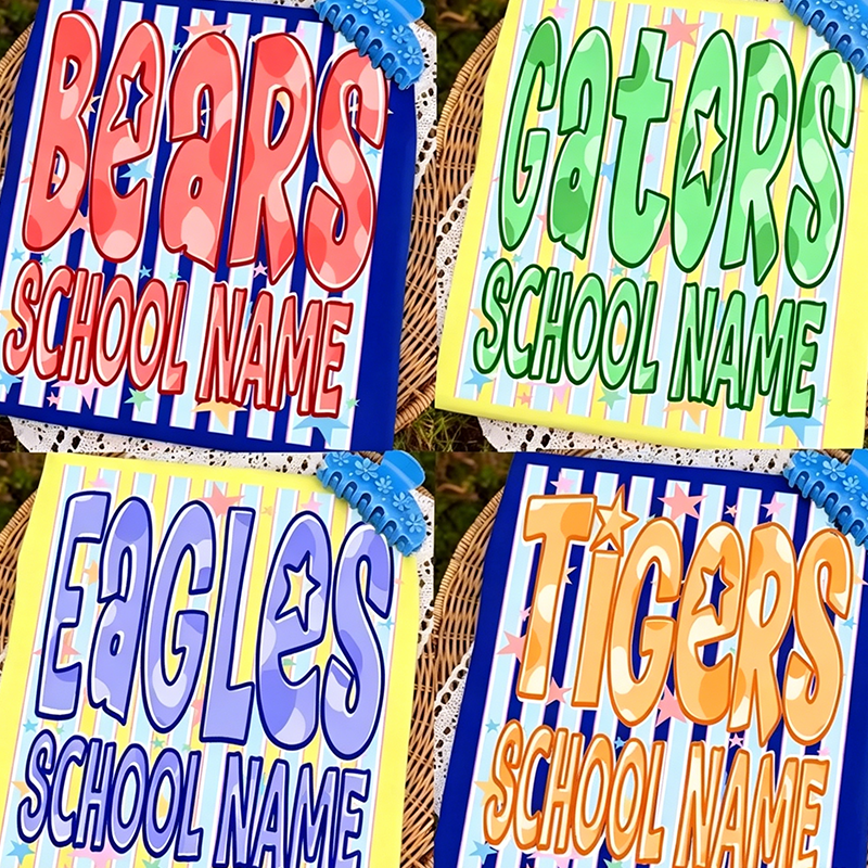 Custom School Mascot , Personalized Sport Shirt , Custom Team Logo Shirt