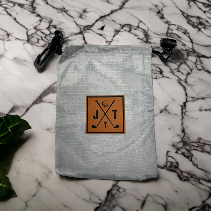 Personalized Golf Valuables Pouch - Golf Tee Bag