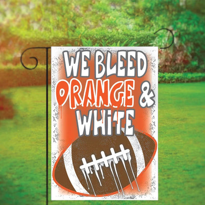 Football Garden Flag with Custom Team Colors