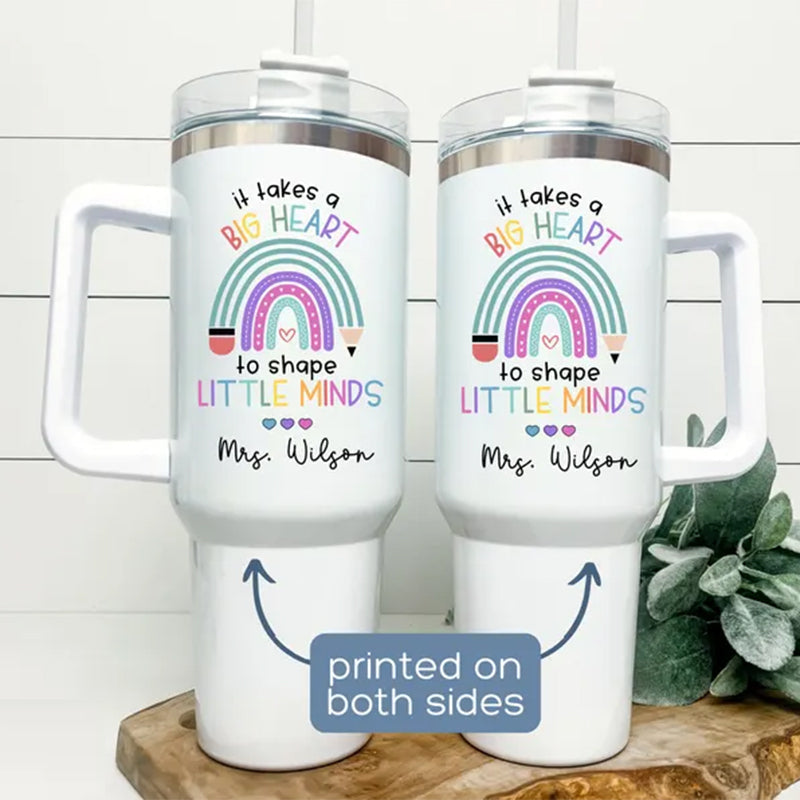 Personalized Teacher Tumbler Custom 40oz Teacher Tumbler