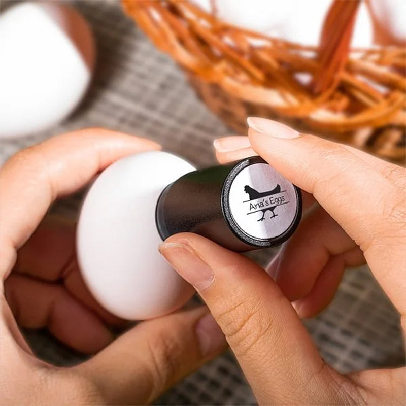 Personalized Custom Egg Stamp! Farm Stamp | Egg Marking | Egg Stamper | Egg Carton Stamp