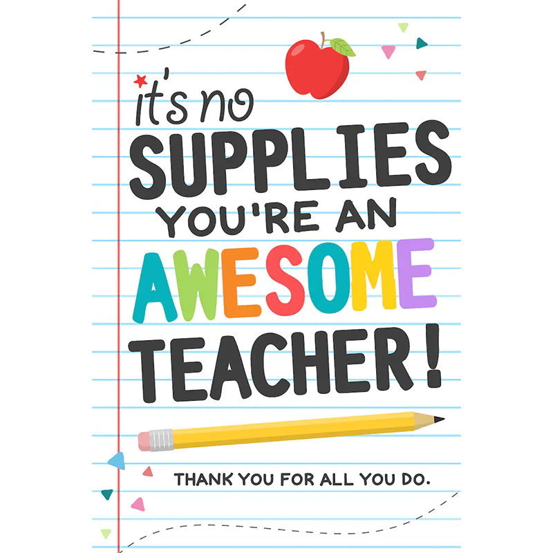 Teacher Appreciation Gift Tag  Acrylic Tag