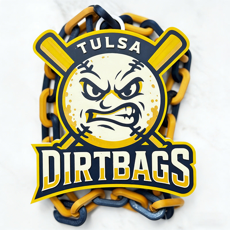 Custom Sports Turnover Chain, Oversized Medallion, Team mascot, Custom Colors, Any Logo