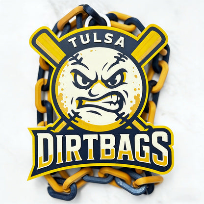 Custom Sports Turnover Chain, Oversized Medallion, Team mascot, Custom Colors, Any Logo