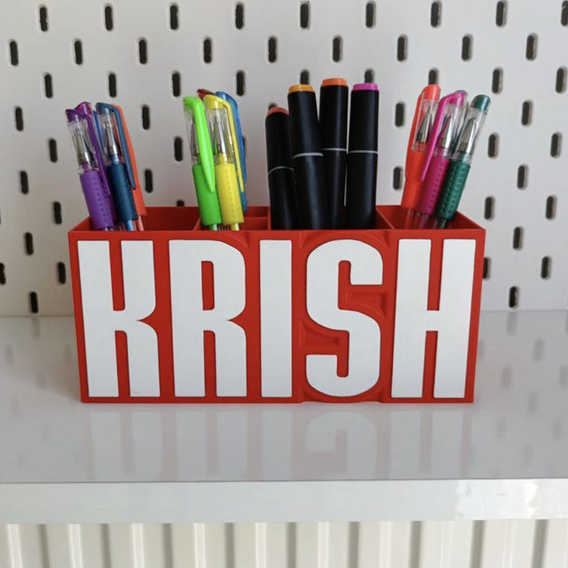 Personalized Pen Holder – Custom Desk Organizer