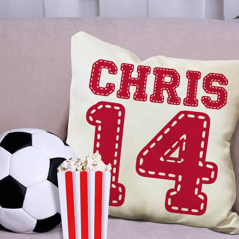 Personalized Sports Pillow Case - Home Decorations，Customized Baseball Basketball Football Soccer Pillows Case
