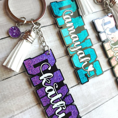 Personalized Dance Keychain • Dancer Keychain