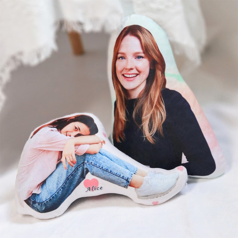 Custom picture pillow,face pillow Custom Pet 3D Pillow, Pet Shaped Pillow Large, Double-sided Print