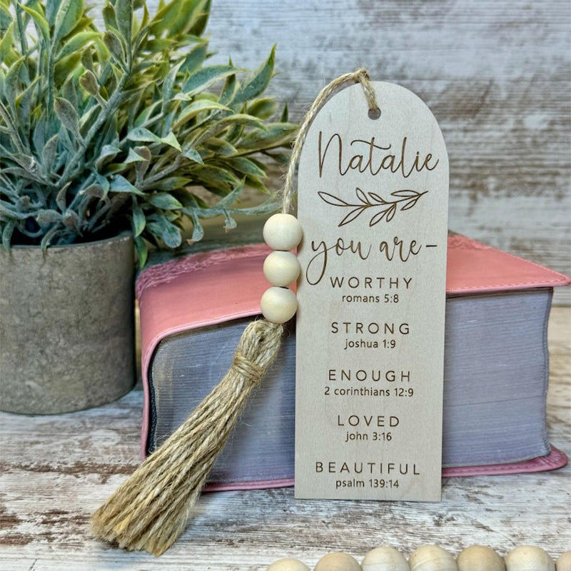 Bible bookmarks, personalized Baptism gift, first communion
