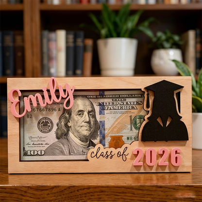 Graduation Money Holder, 2026 Personalized Graduation Gift