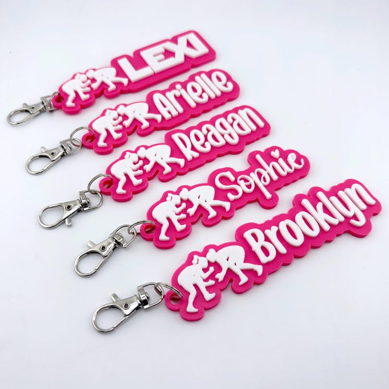 Personalized Sport Keychain Sports Bag Name Tag