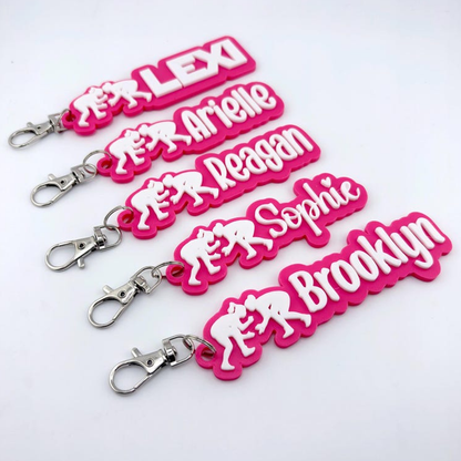 Personalized Sport Keychain Sports Bag Name Tag