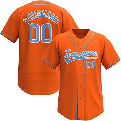 Personalized Team Name And Number Baseball Jersey, Custom Baseball