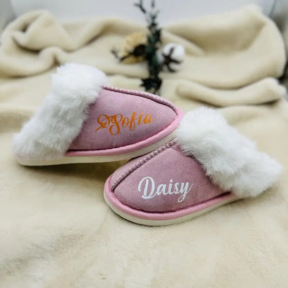 Personalized Plush Slippers for Women