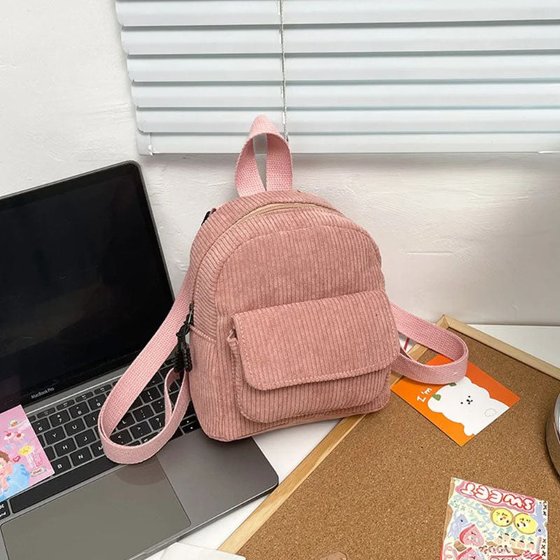 Fashion Personalized Embroidered Women Mini Backpack Name Student Girls Schoolbags