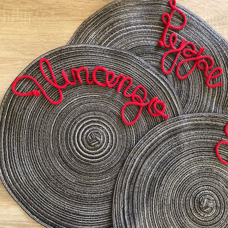 Placemat with name