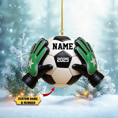 Personalized Soccer Ornament
