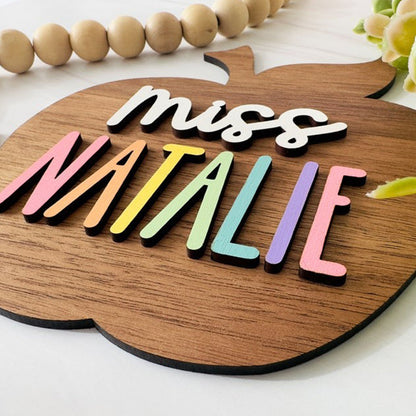 Teacher Name Plate Personalized, Teacher Desk Name Plate