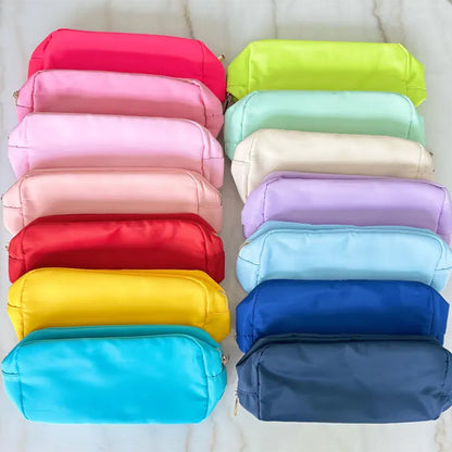 LARGE personalized cosmetic bag, custom make up bag