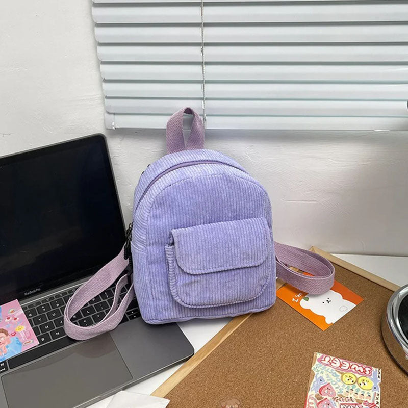 Fashion Personalized Embroidered Women Mini Backpack Name Student Girls Schoolbags