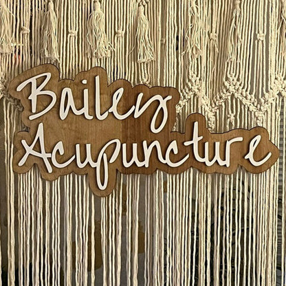 Large Wood Name Sign Boho Sign Custom Name Sign