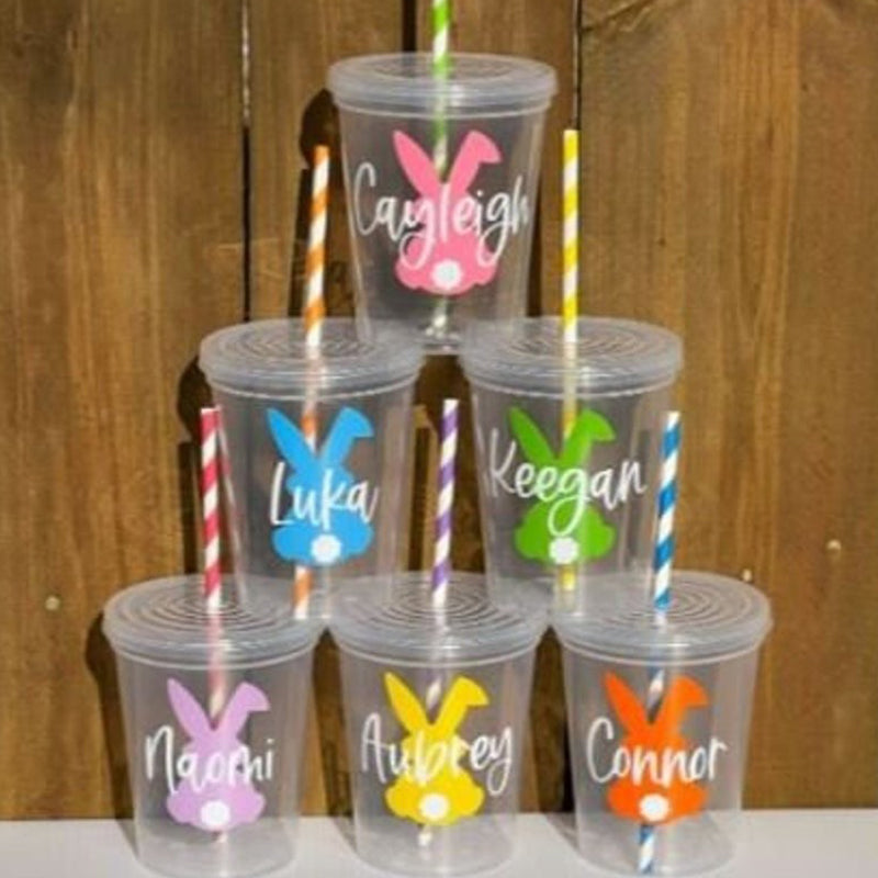Easter Party Cups for Kids, Kids Easter Cups, Easter Basket Stuffers for kids, Easter Party Favors, Kids Easter Gifts