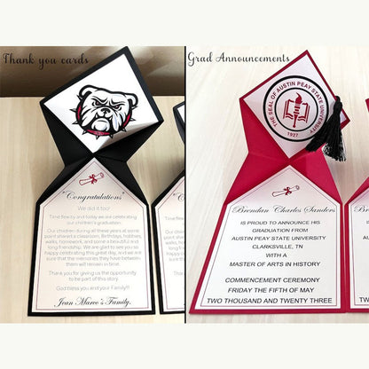 Graduation Invitation 2026 (5 pieces), College Graduation Announcement, High School Grad Party Invites