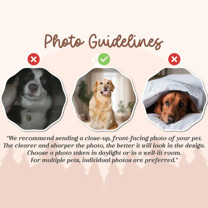 Custom Pet Golf Towel with Pet Photo, Personalized Dog Towels