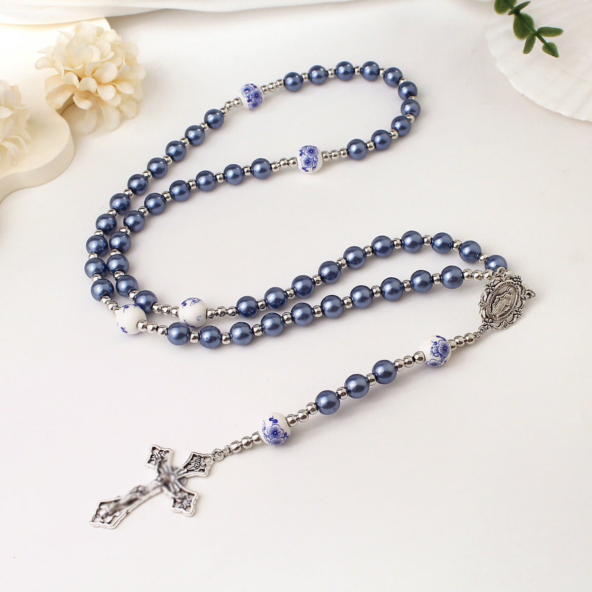 Personalized PU Leather Rosary Coin Purse with Name