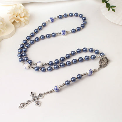 Personalized PU Leather Rosary Coin Purse with Name