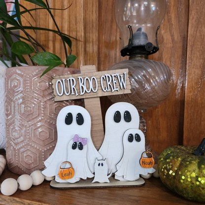 Personalized Family Halloween decor, Ghost Halloween decor