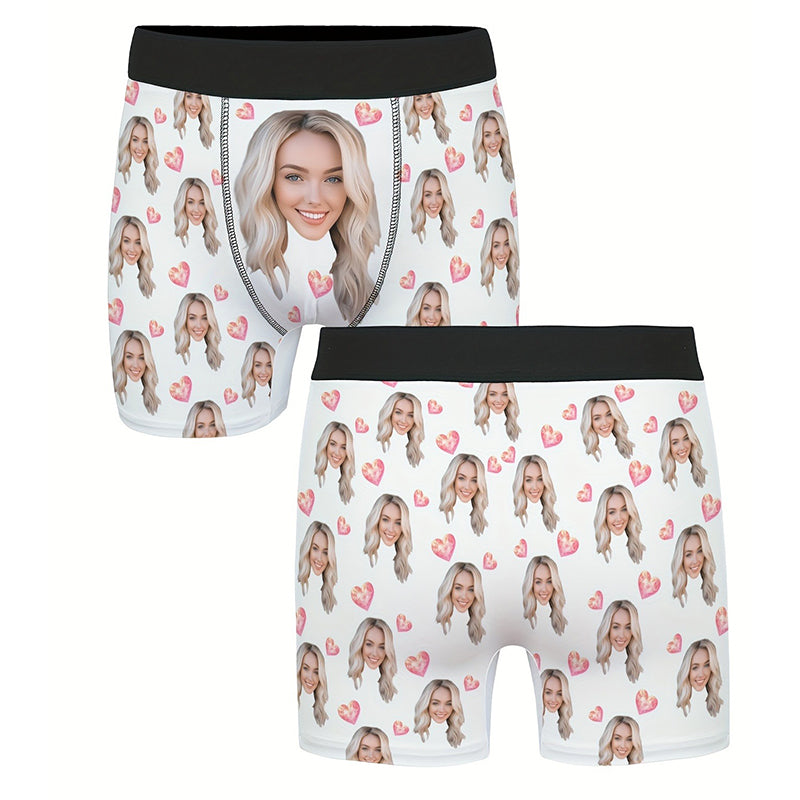 Men's Custom Boxer Briefs - Personalized Photo