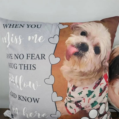 Dog Memorial Pillow,Pet Memorial Gift,Custom Loss of Pet Sympathy Gift