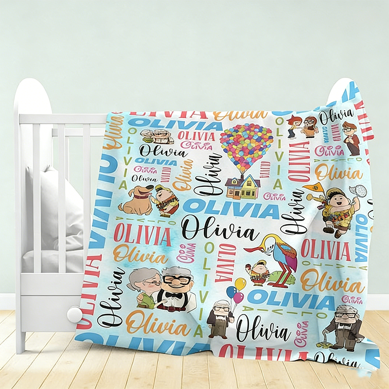 Personalized plush blankets