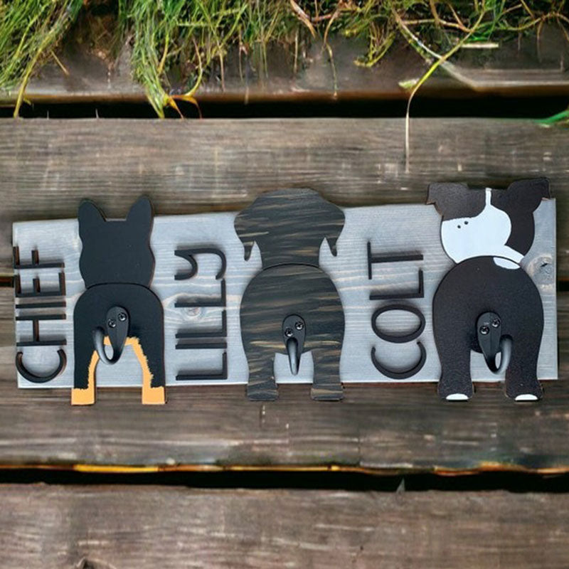 Custom Leash Holder / Leash Holder / Pet Storage