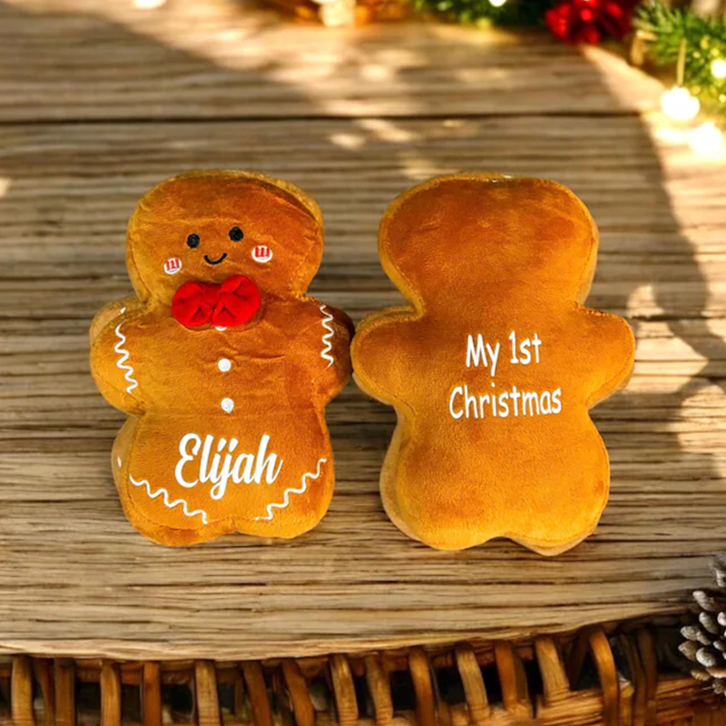 Personalized Gingerbread Plush Toys