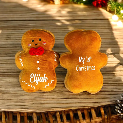 Personalized Gingerbread Plush Toys