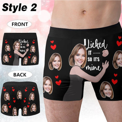 Personalized Boxers for Husband, Custom Face Underwear