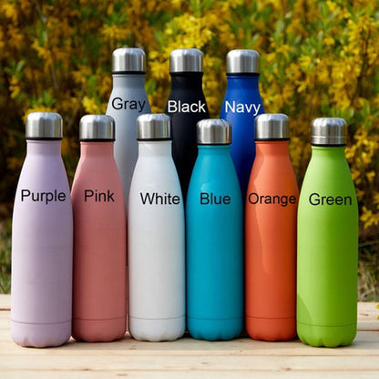 Personalized Sports Water Bottle Bridesmaid Gift Custom Insulated Bottle