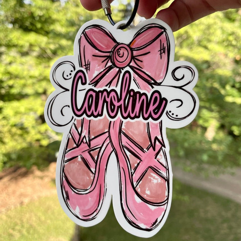 Cheer Bag Tag, Ballet Bag Tag,Cheer Ornament, Ballet Bag Tag
