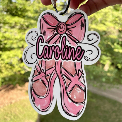 Cheer Bag Tag, Ballet Bag Tag,Cheer Ornament, Ballet Bag Tag
