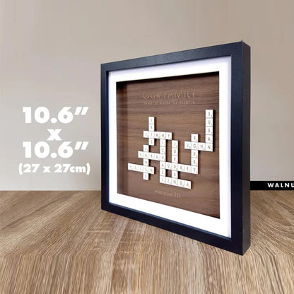 Mothers Day Presents Scrabble Frame Family Tree Personalized Decor Gift