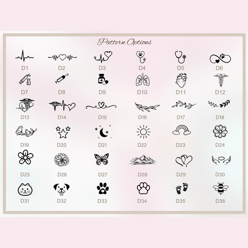 Stethoscope ID Tag, Stethoscope ID Ring