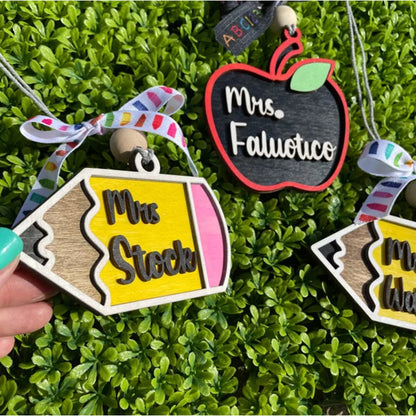 Teacher Appreciation Gift. Teacher Bag Charm
