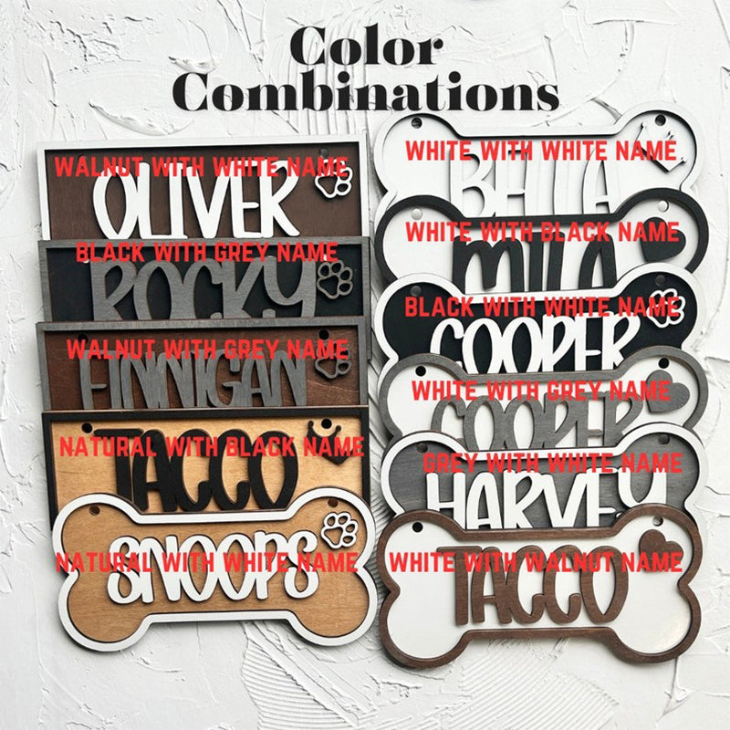 Personalized Crate Name Sign, Kennel Name Plate