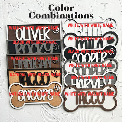 Personalized Crate Name Sign, Kennel Name Plate