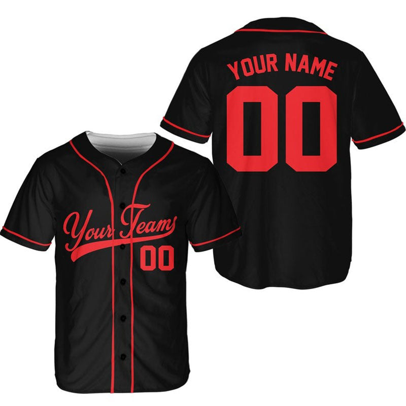 Personalized Team Name And Number Baseball Jersey, Custom Baseball